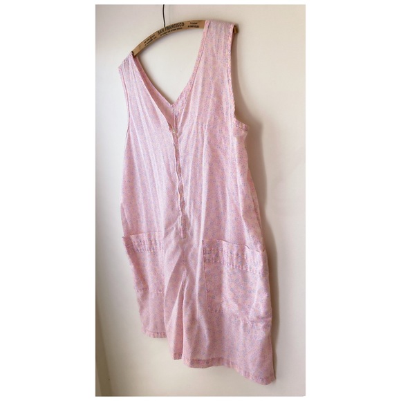 Vintage 40s/50s dainty daisy print chore romper. - Picture 3 of 4